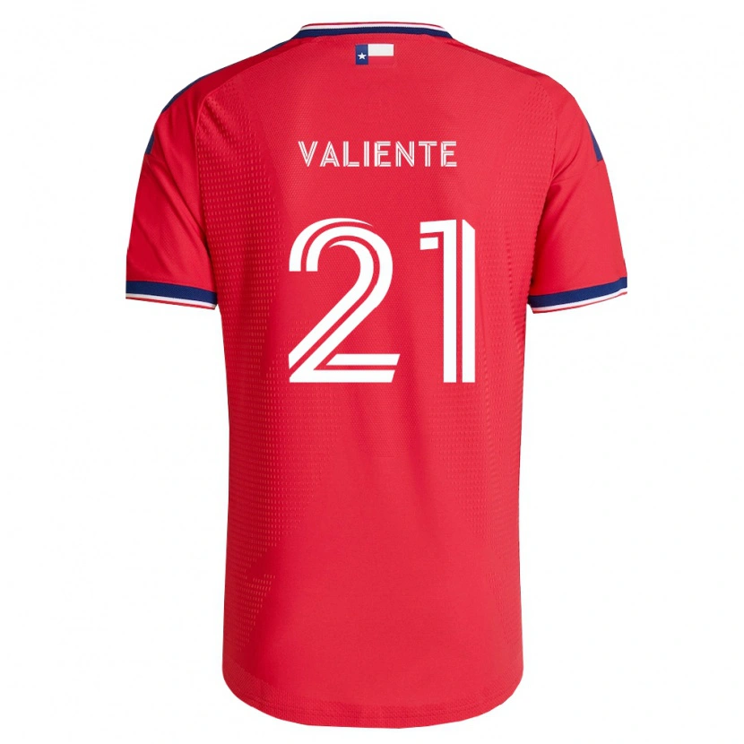Danxen Kinderen Joaquín Valiente #21 Rood Blauw Wit Thuisshirt Thuistenue 2026/27 T-Shirt België