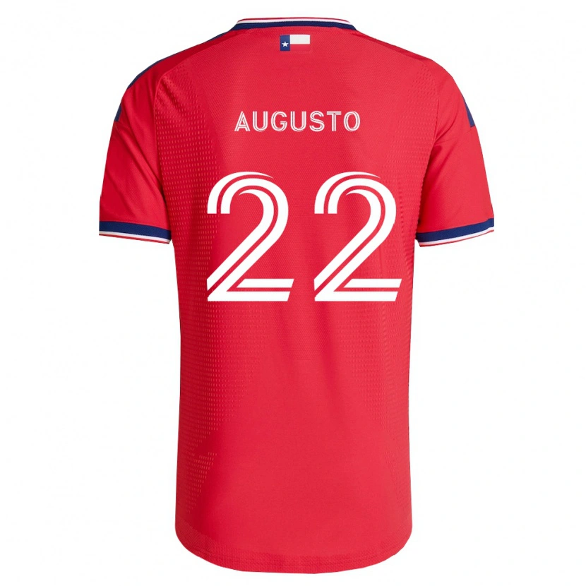 Danxen Kinderen Álvaro Augusto #22 Rood Blauw Wit Thuisshirt Thuistenue 2026/27 T-Shirt België