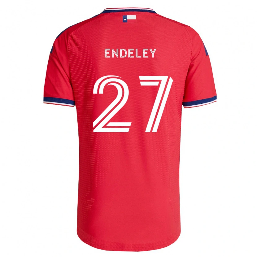Danxen Kinderen Herbert Endeley #27 Rood Blauw Wit Thuisshirt Thuistenue 2026/27 T-Shirt België