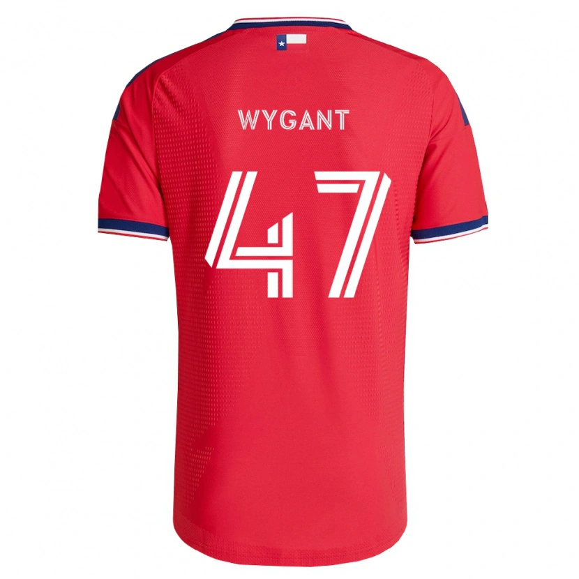 Danxen Kinderen Christian Wygant #47 Rood Blauw Wit Thuisshirt Thuistenue 2026/27 T-Shirt België