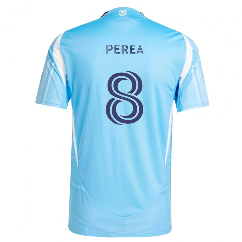 Danxen Kinderen Andrés Perea #8 Hemelsblauw Wit Thuisshirt Thuistenue 2026/27 T-Shirt België