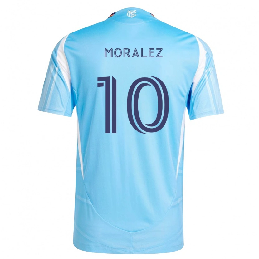 Danxen Kinderen Maxi Moralez #10 Hemelsblauw Wit Thuisshirt Thuistenue 2026/27 T-Shirt België
