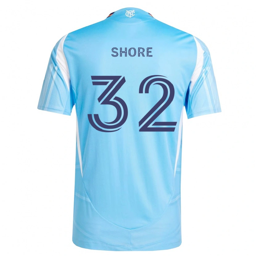 Danxen Kinderen Jonathan Shore #32 Hemelsblauw Wit Thuisshirt Thuistenue 2026/27 T-Shirt België