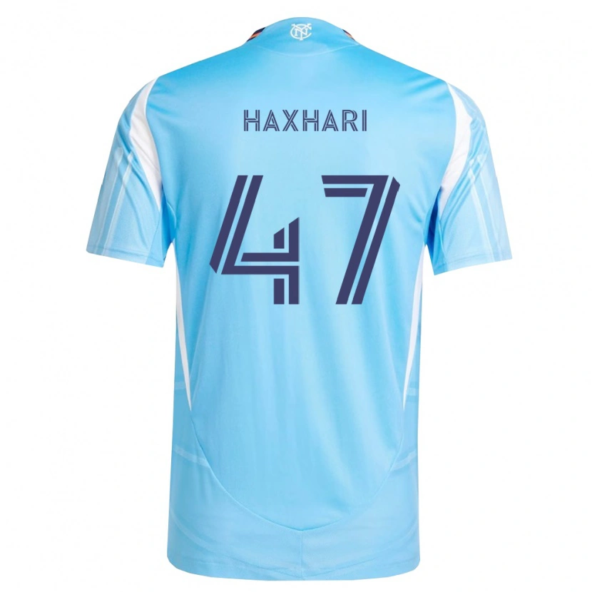 Danxen Kinderen Klevis Haxhari #47 Hemelsblauw Wit Thuisshirt Thuistenue 2026/27 T-Shirt België