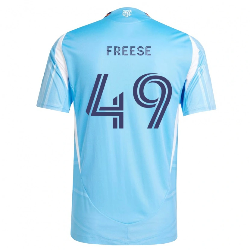 Danxen Kinderen Matt Freese #49 Hemelsblauw Wit Thuisshirt Thuistenue 2026/27 T-Shirt België