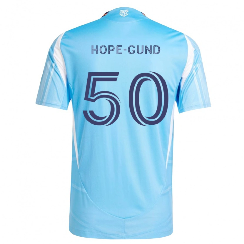 Danxen Kinderen Kofi Hope-Gund #50 Hemelsblauw Wit Thuisshirt Thuistenue 2026/27 T-Shirt België
