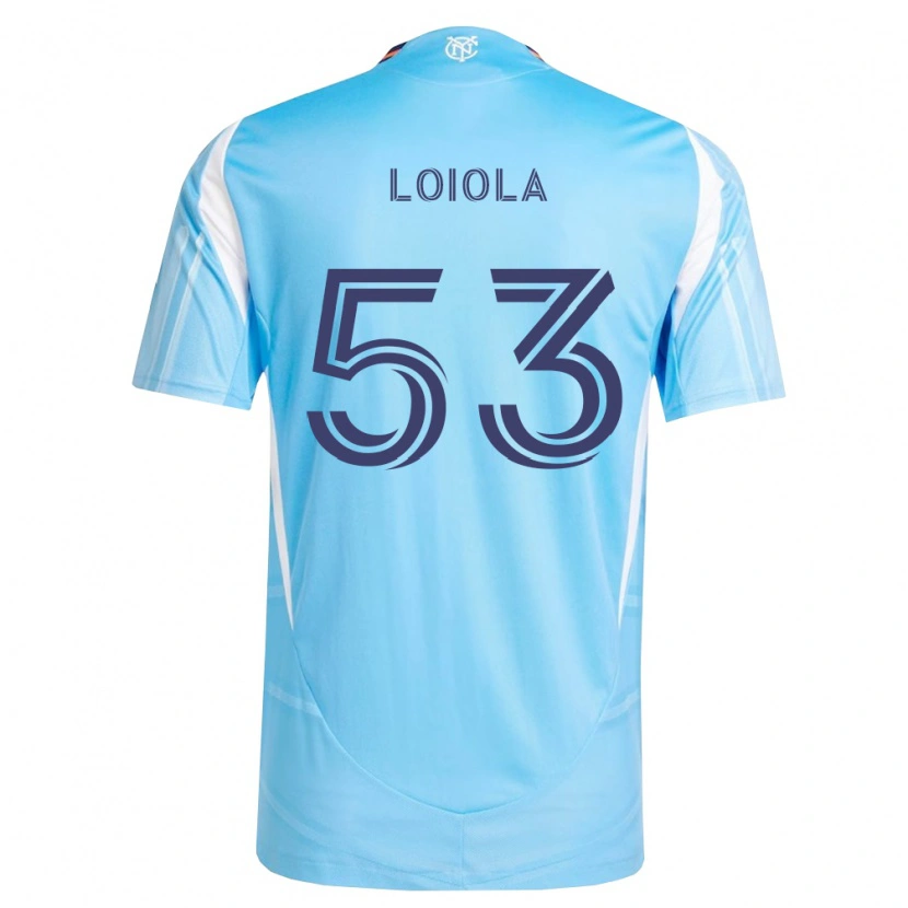Danxen Kinderen João Loiola #53 Hemelsblauw Wit Thuisshirt Thuistenue 2026/27 T-Shirt België