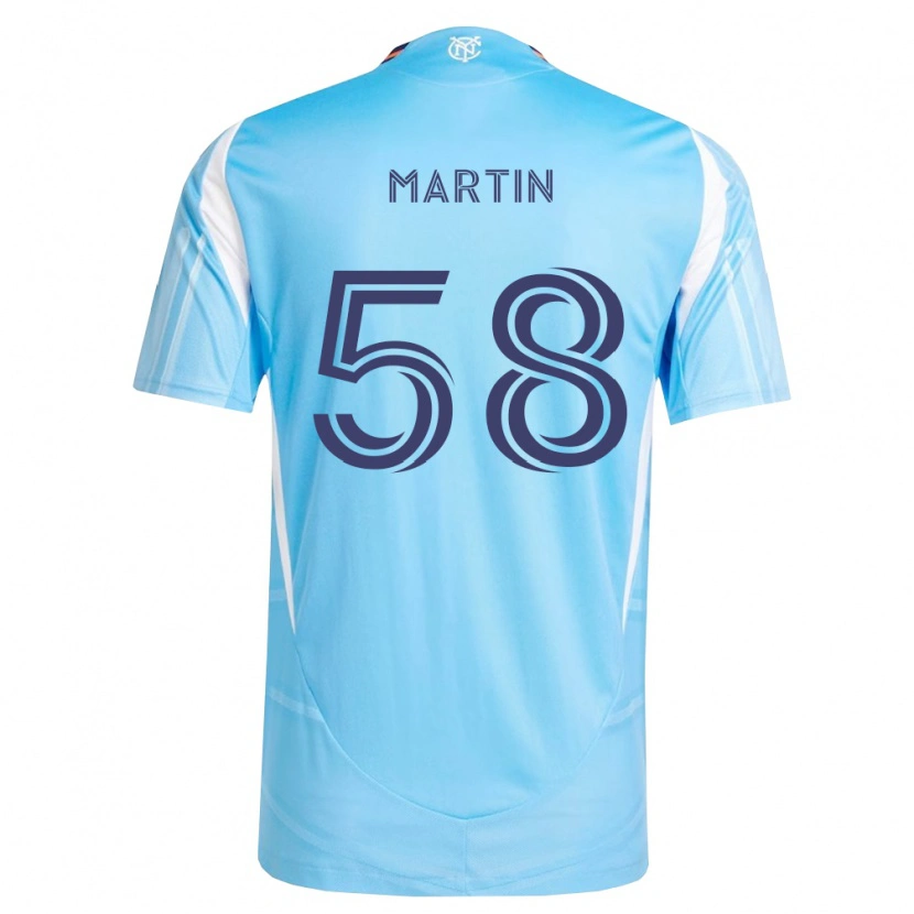 Danxen Kinderen Eóin Martin #58 Hemelsblauw Wit Thuisshirt Thuistenue 2026/27 T-Shirt België
