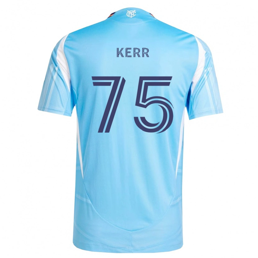 Danxen Kinderen Drew Kerr #75 Hemelsblauw Wit Thuisshirt Thuistenue 2026/27 T-Shirt België