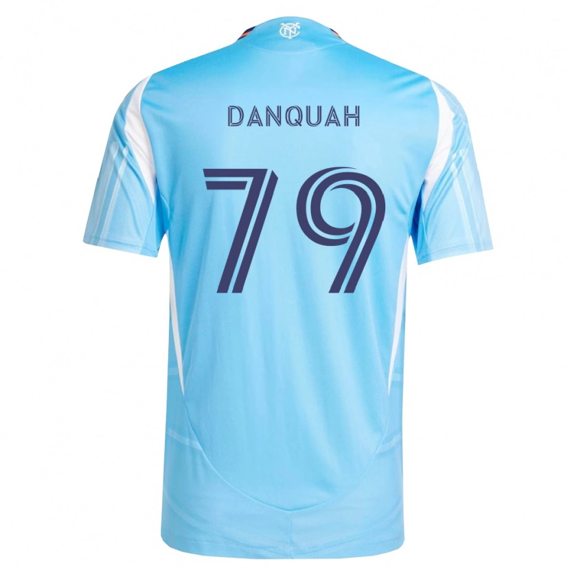 Danxen Kinderen Caleb Danquah #79 Hemelsblauw Wit Thuisshirt Thuistenue 2026/27 T-Shirt België
