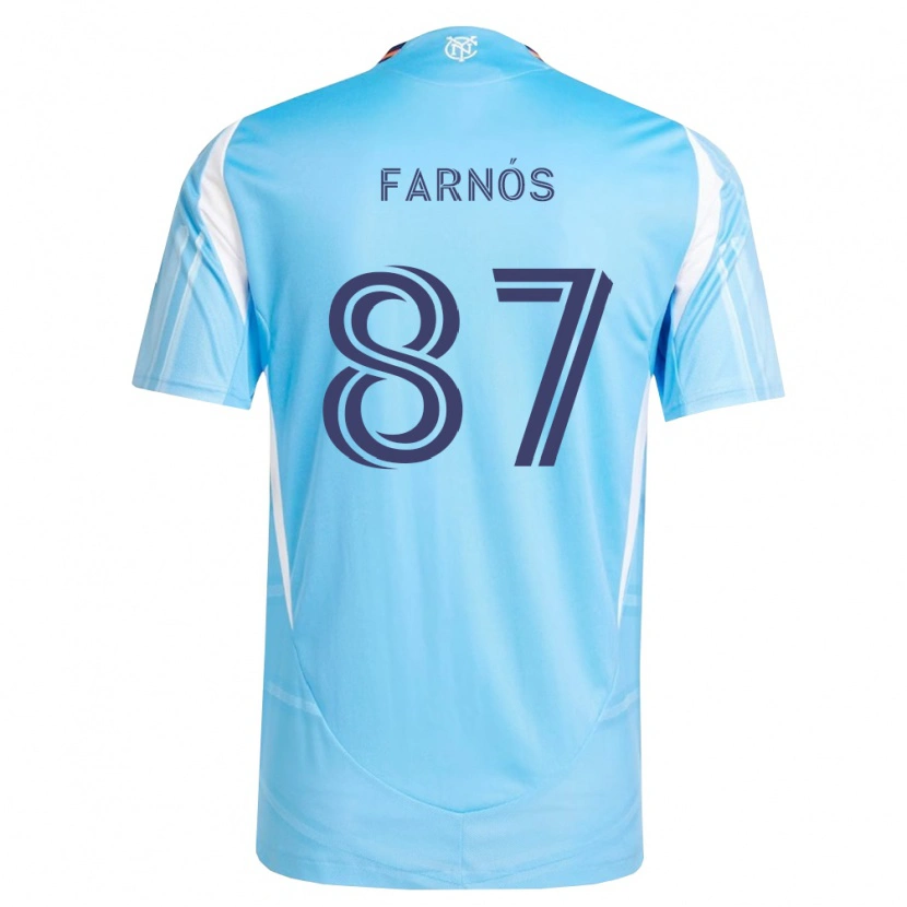 Danxen Kinderen Arnau Farnós #87 Hemelsblauw Wit Thuisshirt Thuistenue 2026/27 T-Shirt België