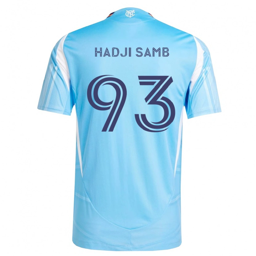 Danxen Kinderen El Hadji Samb #93 Hemelsblauw Wit Thuisshirt Thuistenue 2026/27 T-Shirt België