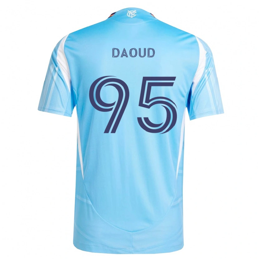 Danxen Kinderen Rami Daoud #95 Hemelsblauw Wit Thuisshirt Thuistenue 2026/27 T-Shirt België