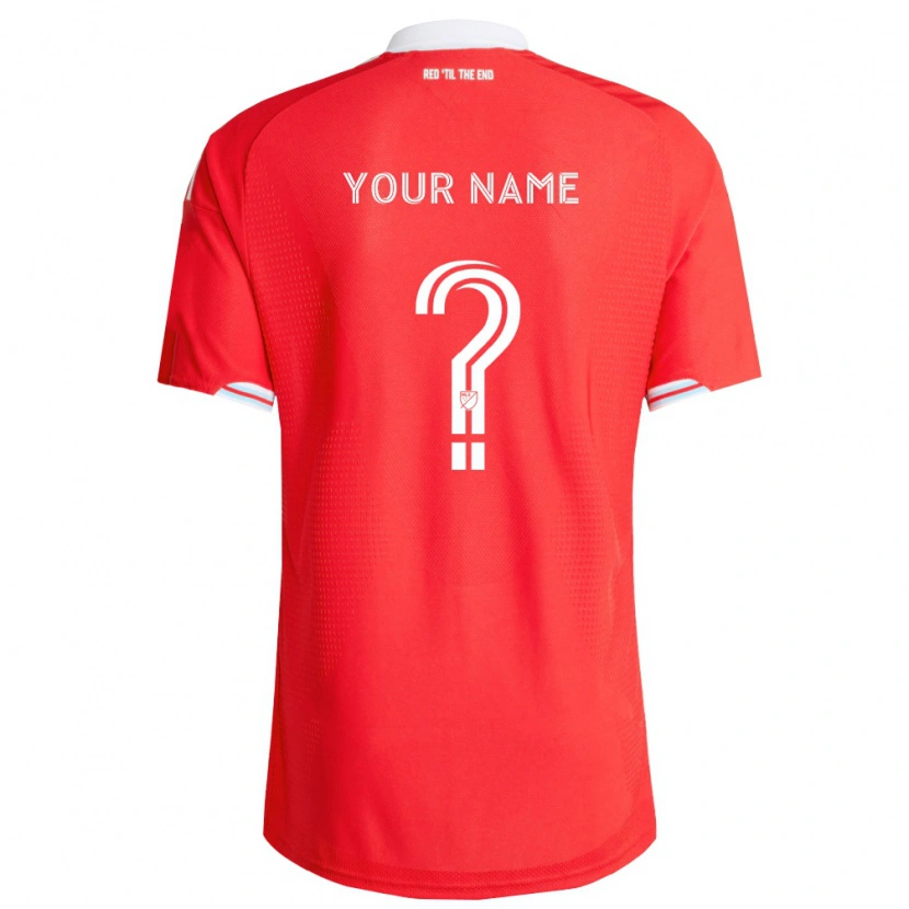 Danxen Kinderen Uw Naam #0 Rood Diep Blauw Wit Thuisshirt Thuistenue 2026/27 T-Shirt België