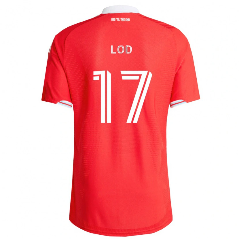 Danxen Kinderen Robin Lod #17 Rood Diep Blauw Wit Thuisshirt Thuistenue 2026/27 T-Shirt België