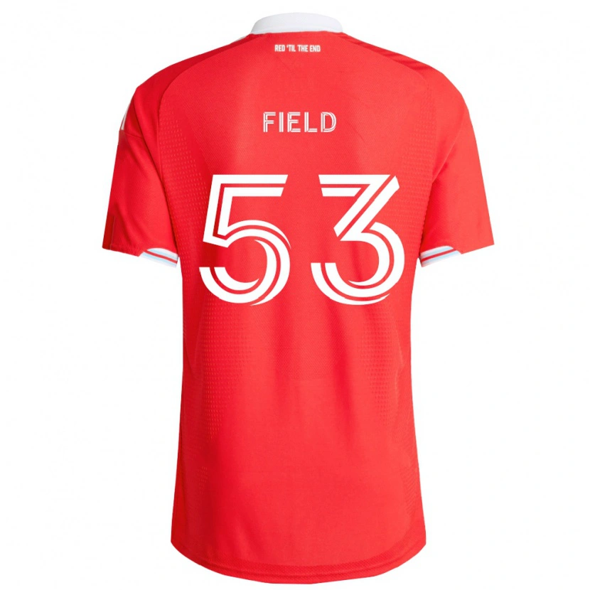 Danxen Kinderen James Field #53 Rood Diep Blauw Wit Thuisshirt Thuistenue 2026/27 T-Shirt België