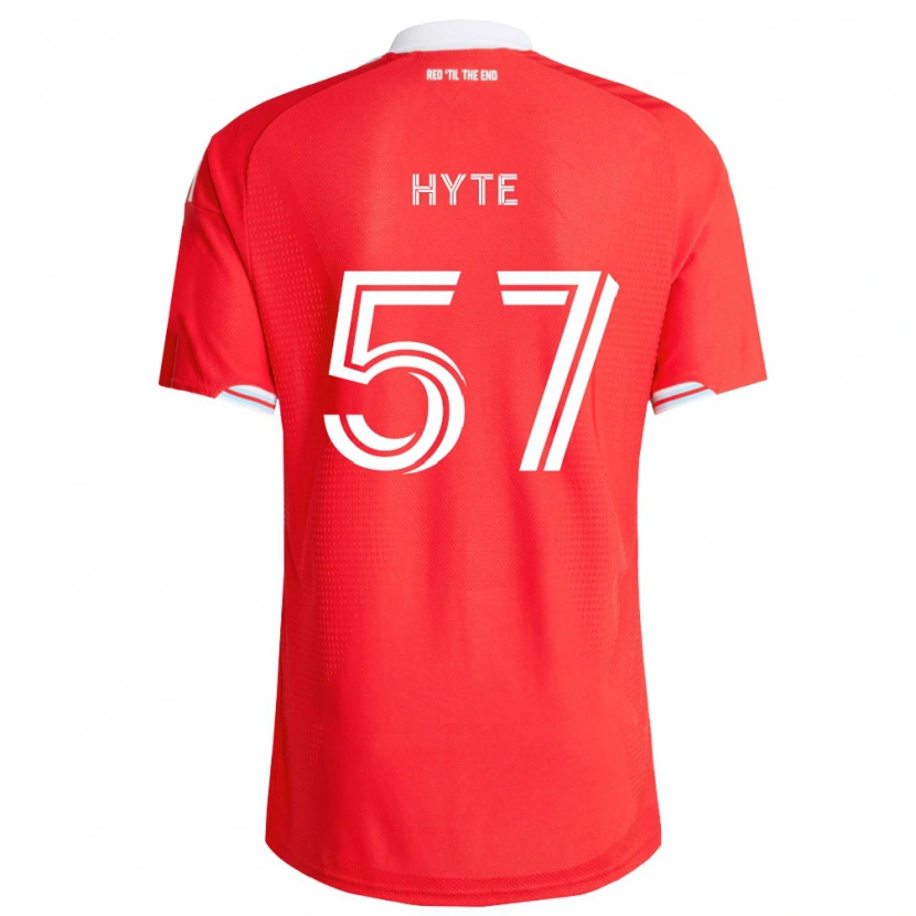Danxen Kinderen Darris Hyte #57 Rood Diep Blauw Wit Thuisshirt Thuistenue 2026/27 T-Shirt België