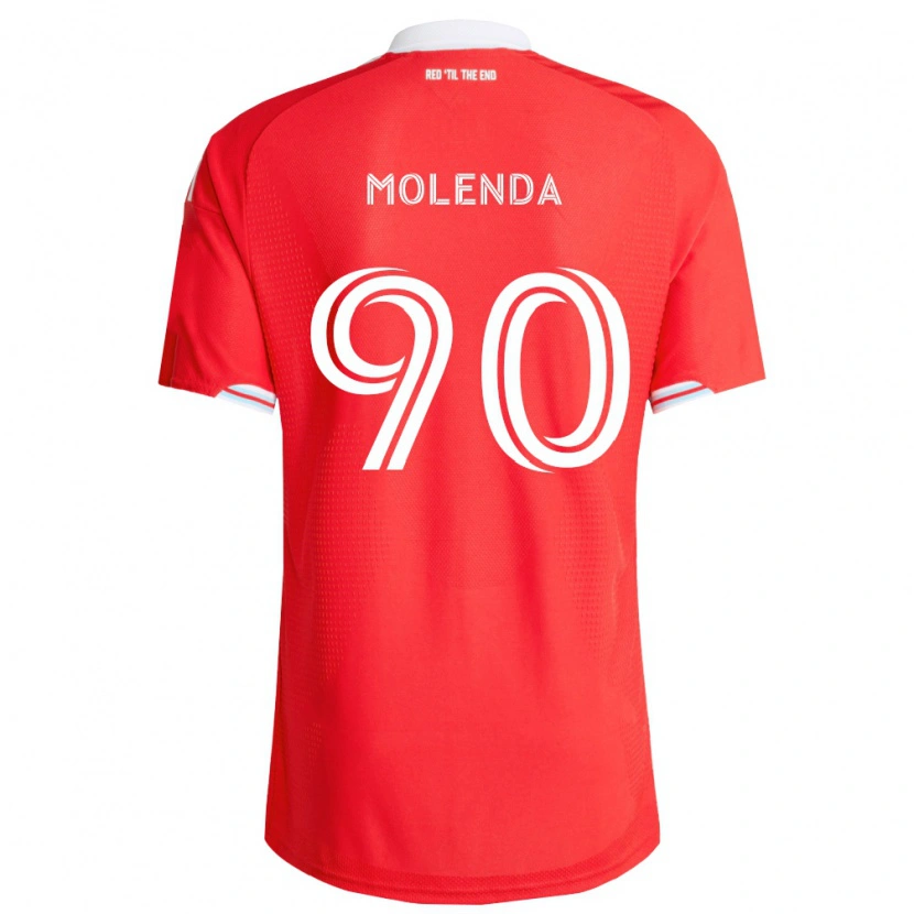 Danxen Kinderen David Molenda #90 Rood Diep Blauw Wit Thuisshirt Thuistenue 2026/27 T-Shirt België