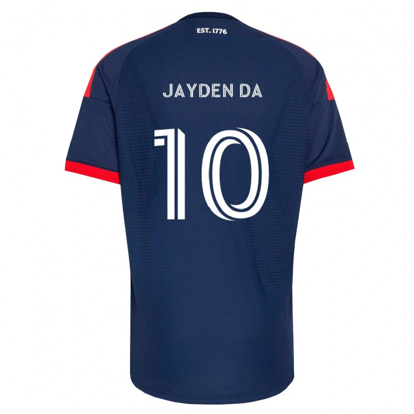 Danxen Kinderen Jayden Da #10 Koninklijk Blauw Rood Wit Thuisshirt Thuistenue 2026/27 T-Shirt België