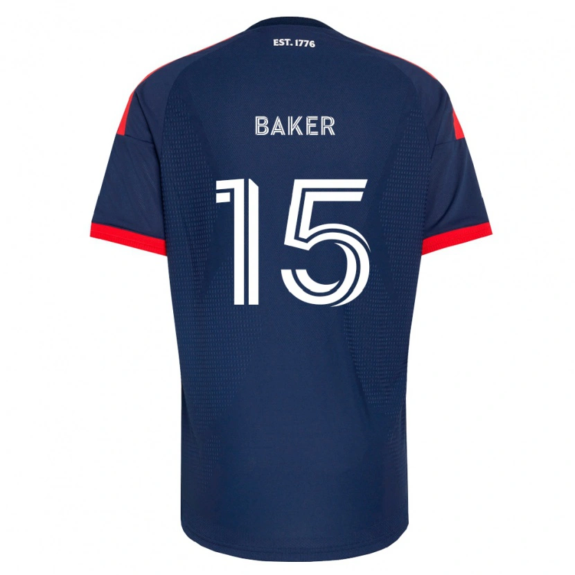 Danxen Kinderen Cody Baker #15 Koninklijk Blauw Rood Wit Thuisshirt Thuistenue 2026/27 T-Shirt België