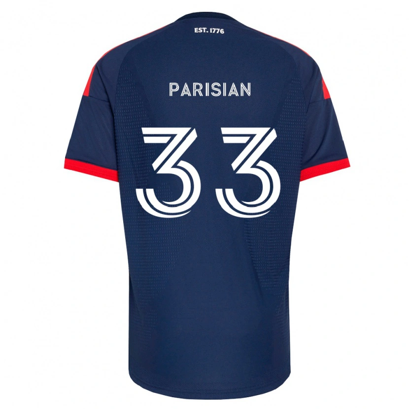 Danxen Kinderen Donovan Parisian #33 Koninklijk Blauw Rood Wit Thuisshirt Thuistenue 2026/27 T-Shirt België