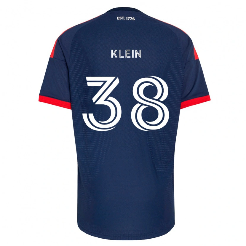 Danxen Kinderen Eric Klein #38 Koninklijk Blauw Rood Wit Thuisshirt Thuistenue 2026/27 T-Shirt België