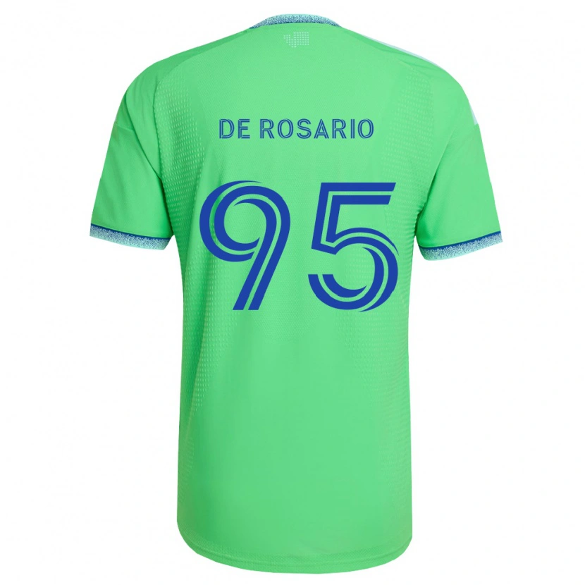 Danxen Kinderen Osaze De Rosario #95 Groen Lichtblauw Thuisshirt Thuistenue 2026/27 T-Shirt België