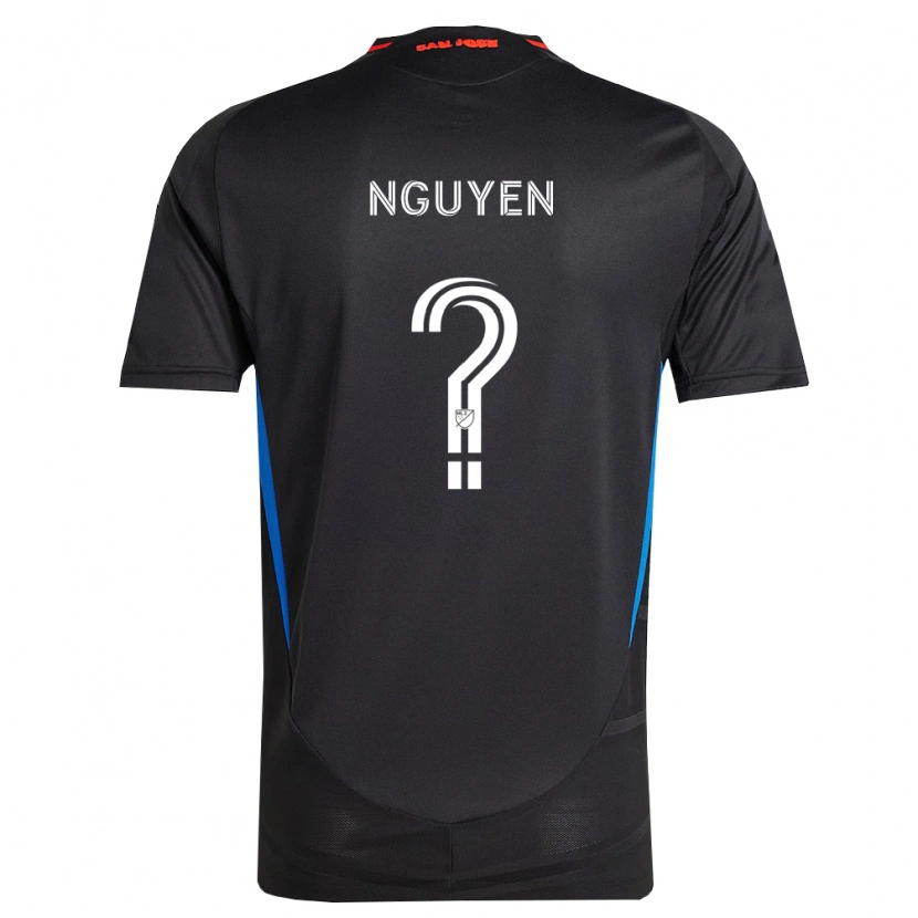 Danxen Kinderen Christopher Nguyen #0 Blauw Wit Zwart Thuisshirt Thuistenue 2026/27 T-Shirt België