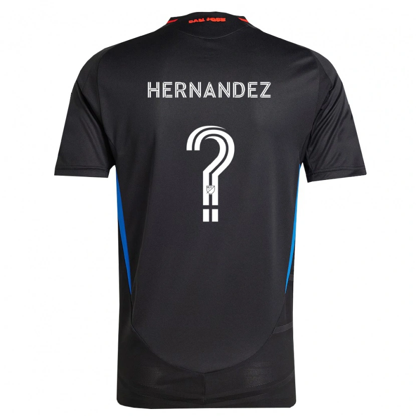 Danxen Kinderen Oliver Hernandez #0 Blauw Wit Zwart Thuisshirt Thuistenue 2026/27 T-Shirt België