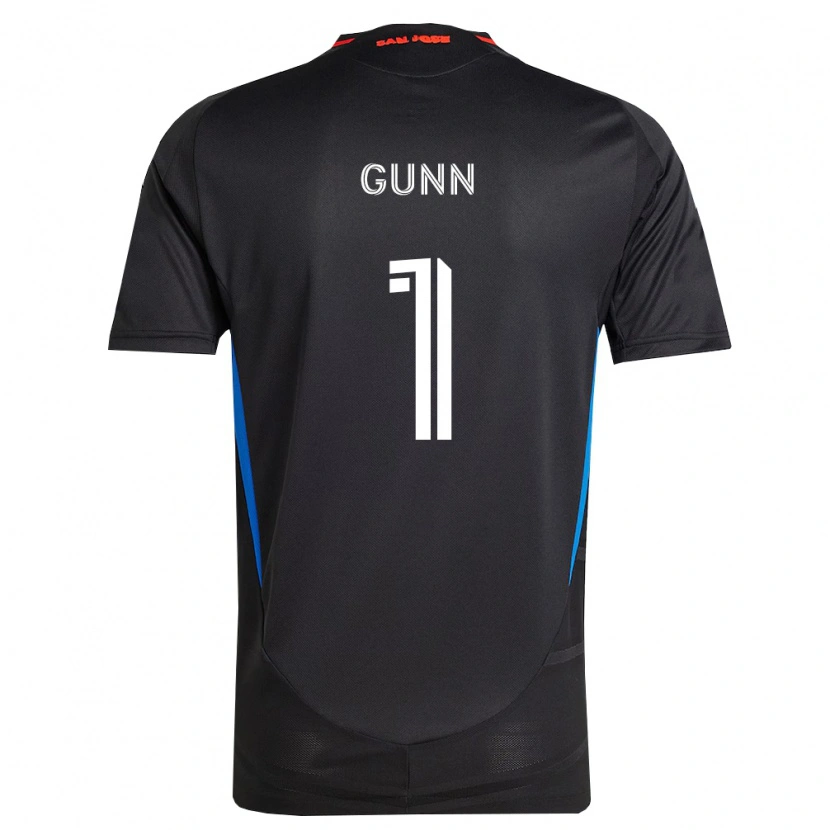 Danxen Kinderen Angus Gunn #1 Blauw Wit Zwart Thuisshirt Thuistenue 2026/27 T-Shirt België