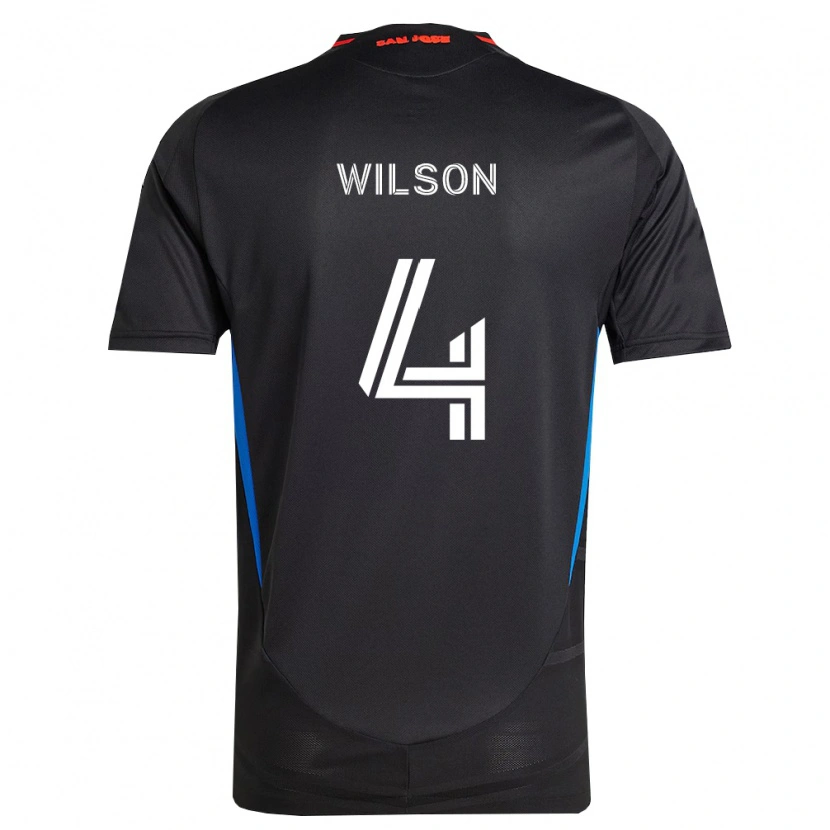 Danxen Kinderen Bruno Wilson #4 Blauw Wit Zwart Thuisshirt Thuistenue 2026/27 T-Shirt België