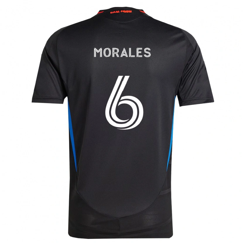 Danxen Kinderen Alfredo Morales #6 Blauw Wit Zwart Thuisshirt Thuistenue 2026/27 T-Shirt België