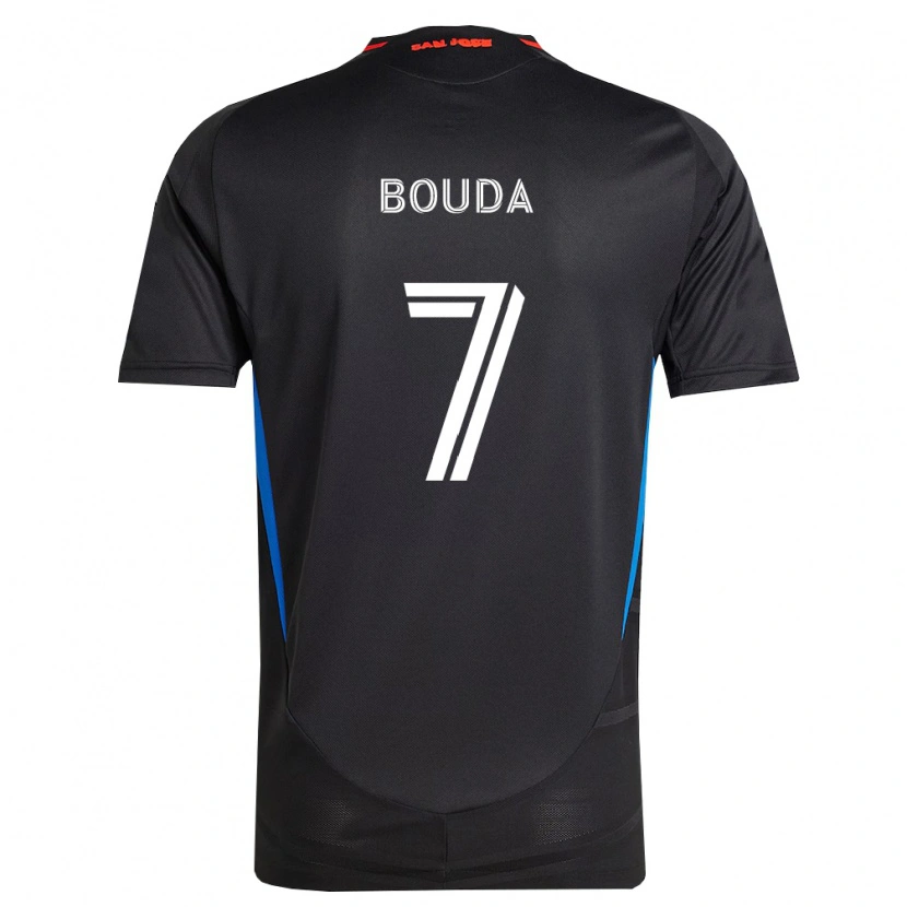 Danxen Kinderen Ousseni Bouda #7 Blauw Wit Zwart Thuisshirt Thuistenue 2026/27 T-Shirt België