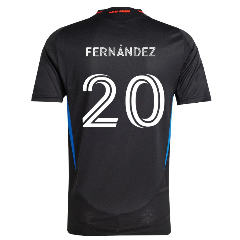 Danxen Kinderen Nick Fernández #20 Blauw Wit Zwart Thuisshirt Thuistenue 2026/27 T-Shirt België