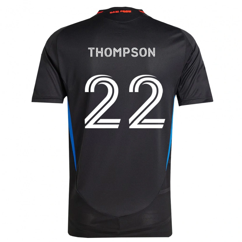Danxen Kinderen Tommy Thompson #22 Blauw Wit Zwart Thuisshirt Thuistenue 2026/27 T-Shirt België