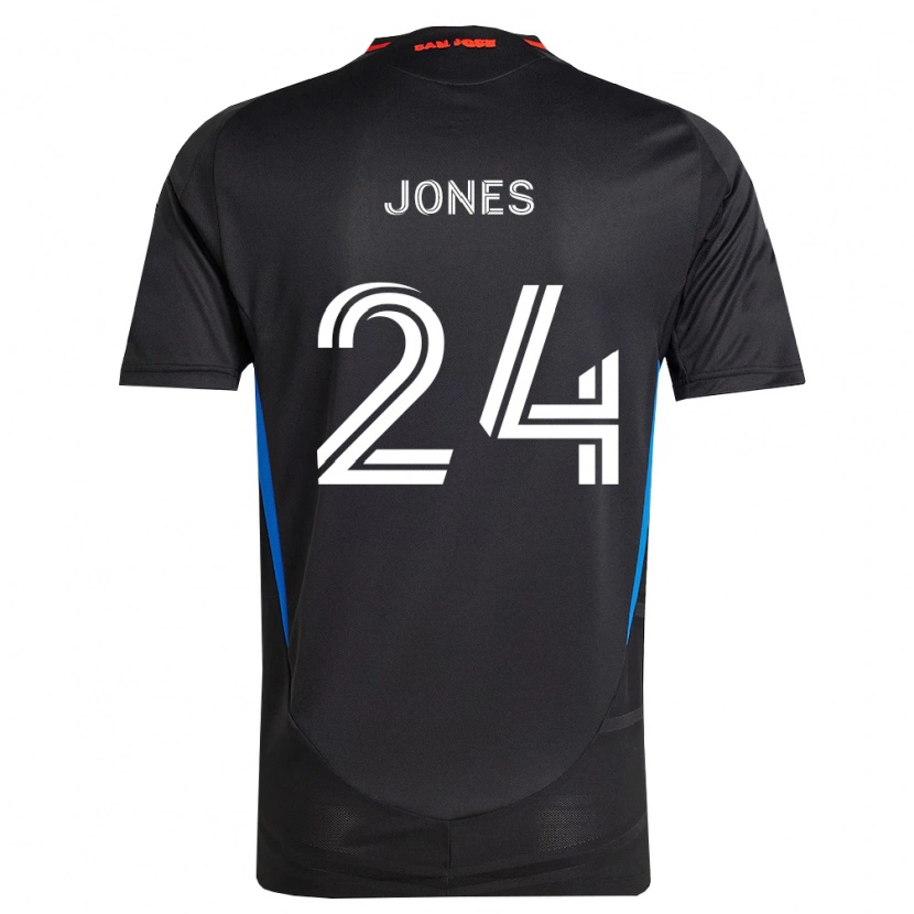 Danxen Kinderen Dejuan Jones #24 Blauw Wit Zwart Thuisshirt Thuistenue 2026/27 T-Shirt België