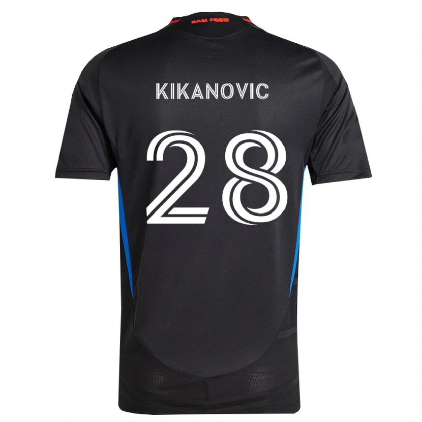 Danxen Kinderen Benji Kikanović #28 Blauw Wit Zwart Thuisshirt Thuistenue 2026/27 T-Shirt België