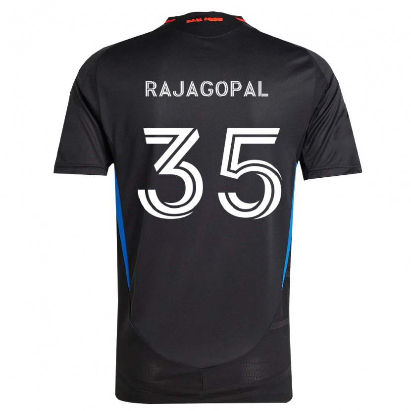 Danxen Kinderen Rohan Rajagopal #35 Blauw Wit Zwart Thuisshirt Thuistenue 2026/27 T-Shirt België