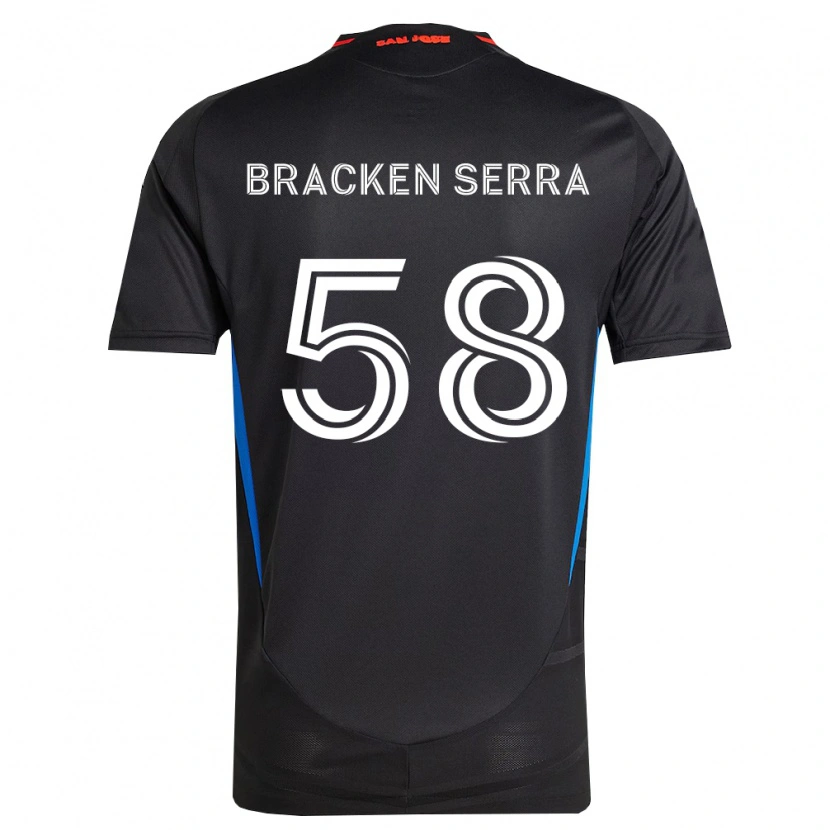 Danxen Kinderen Gabriel Bracken Serra #58 Blauw Wit Zwart Thuisshirt Thuistenue 2026/27 T-Shirt België