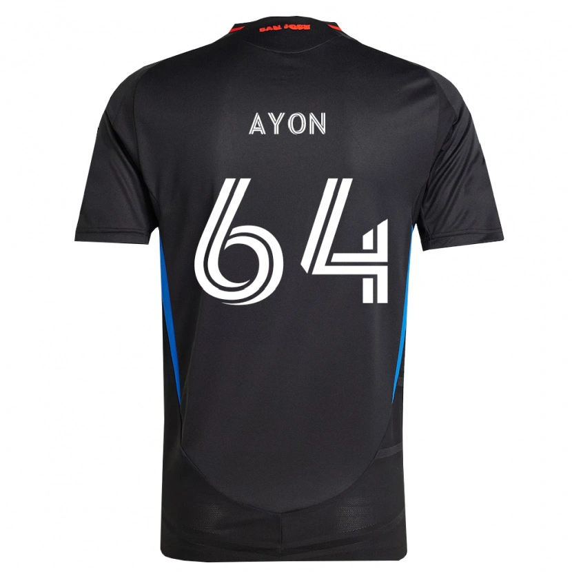 Danxen Kinderen Jerry Ayon #64 Blauw Wit Zwart Thuisshirt Thuistenue 2026/27 T-Shirt België