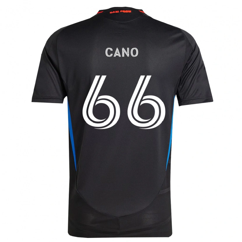 Danxen Kinderen Alejandro Cano #66 Blauw Wit Zwart Thuisshirt Thuistenue 2026/27 T-Shirt België