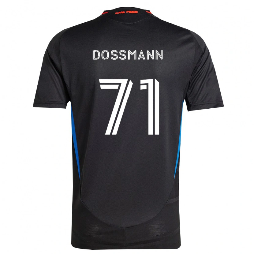 Danxen Kinderen Niklas Dossmann #71 Blauw Wit Zwart Thuisshirt Thuistenue 2026/27 T-Shirt België