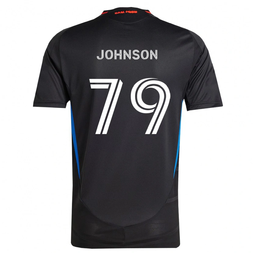 Danxen Kinderen Darius Johnson #79 Blauw Wit Zwart Thuisshirt Thuistenue 2026/27 T-Shirt België