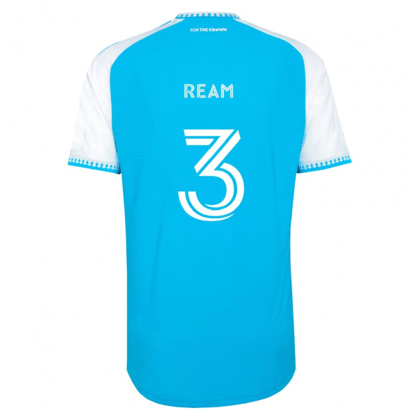 Danxen Kinderen Tim Ream #3 Hemelsblauw Wit Zwart Thuisshirt Thuistenue 2026/27 T-Shirt België