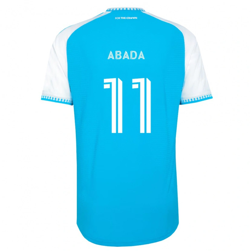Danxen Kinderen Liel Abada #11 Hemelsblauw Wit Zwart Thuisshirt Thuistenue 2026/27 T-Shirt België