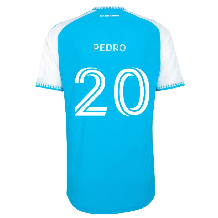 Danxen Kinderen João Pedro #20 Hemelsblauw Wit Zwart Thuisshirt Thuistenue 2026/27 T-Shirt België