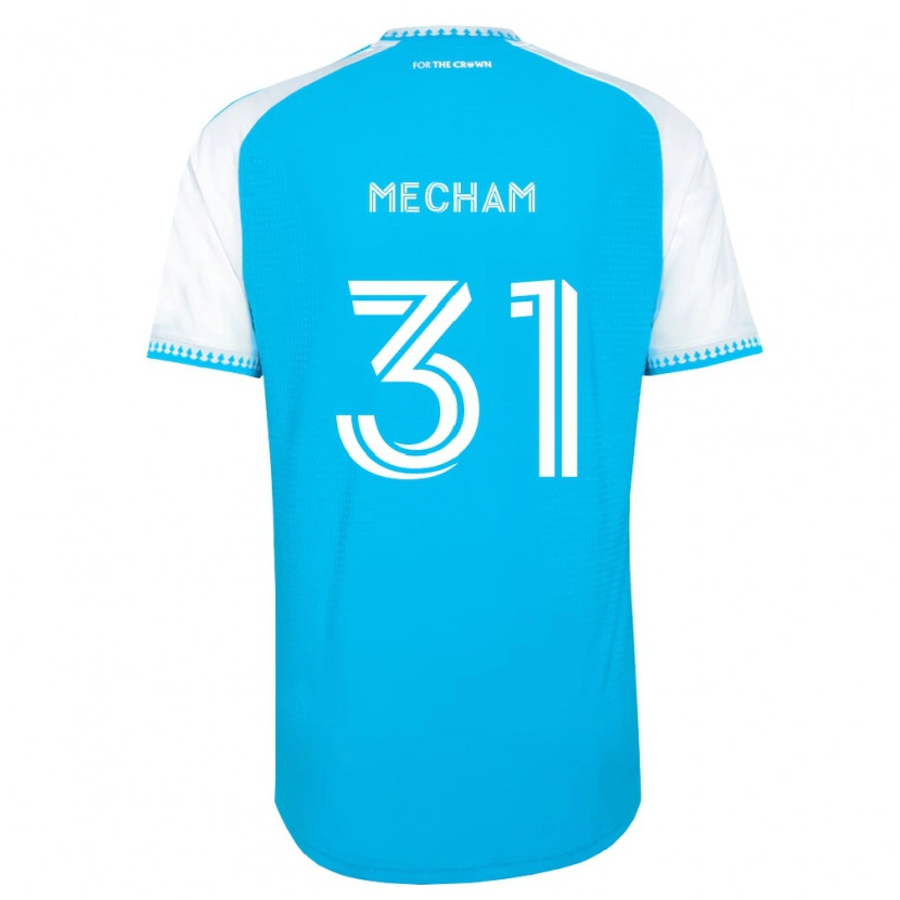 Danxen Kinderen Jake Mecham #31 Hemelsblauw Wit Zwart Thuisshirt Thuistenue 2026/27 T-Shirt België