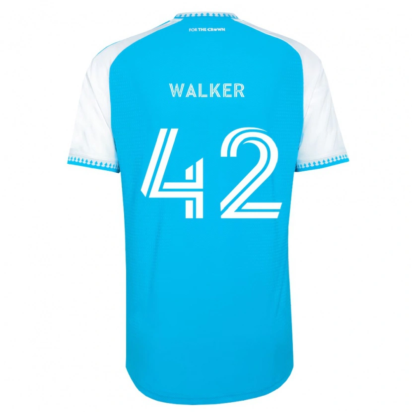 Danxen Kinderen Isaac Walker #42 Hemelsblauw Wit Zwart Thuisshirt Thuistenue 2026/27 T-Shirt België