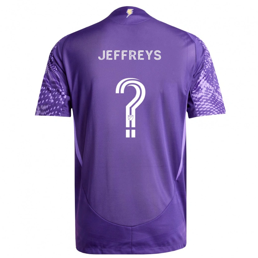 Danxen Kinderen Tj Jeffreys #0 Paars Wit Thuisshirt Thuistenue 2026/27 T-Shirt België