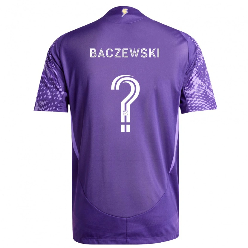 Danxen Kinderen Dominik Baczewski #0 Paars Wit Thuisshirt Thuistenue 2026/27 T-Shirt België